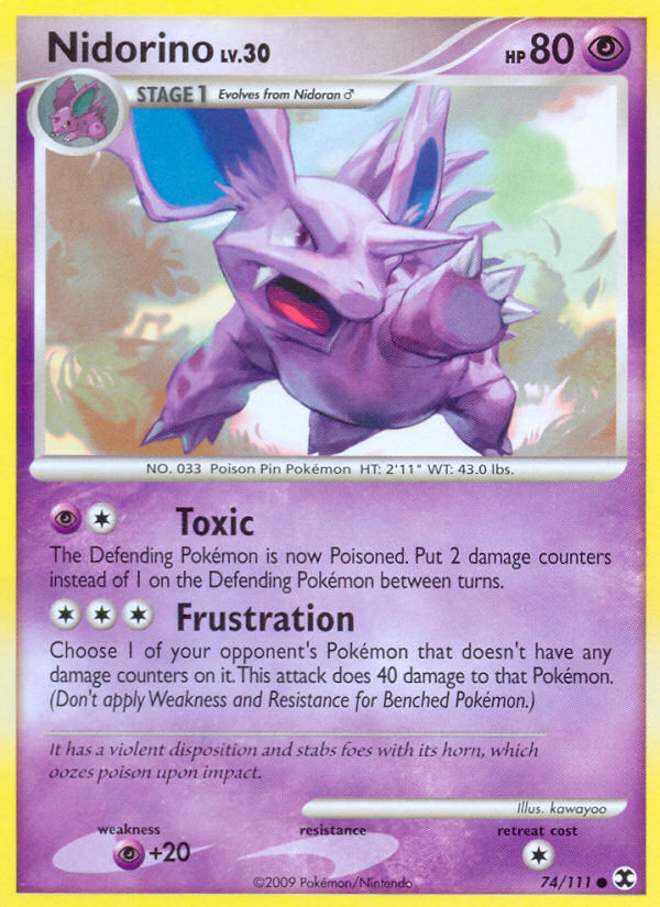 Rising Rivals Nidorino #74/111